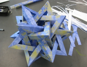 5 intersecting tetrahedra